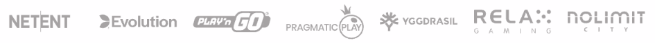 Studios présents sur Millionz Casino : NetEnt, Evolution, Play'n GO, Pragmatic Play, Yggdrasil, Relax Gaming, Nolimit City